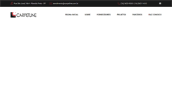 Desktop Screenshot of carpetline.com.br