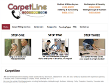 Tablet Screenshot of carpetline.co.uk